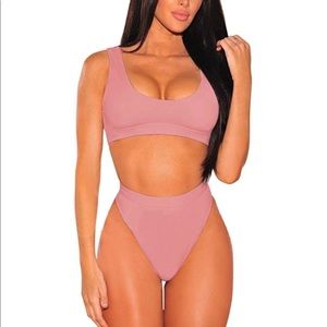 Blush high waisted bikini. NWT!!